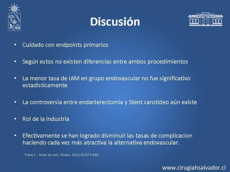 Diapositiva 38 de Estenosis Carotídea