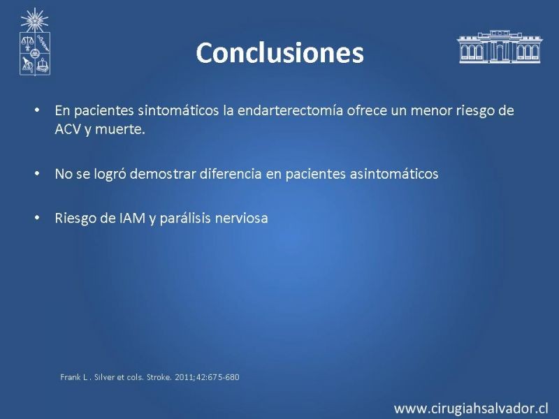 Diapositiva 37 de Estenosis Carotídea