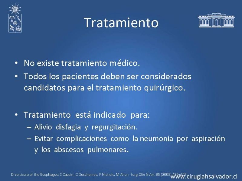 Diapositiva 5 de Tratamiento quirúrgico del divertículo de Zenker