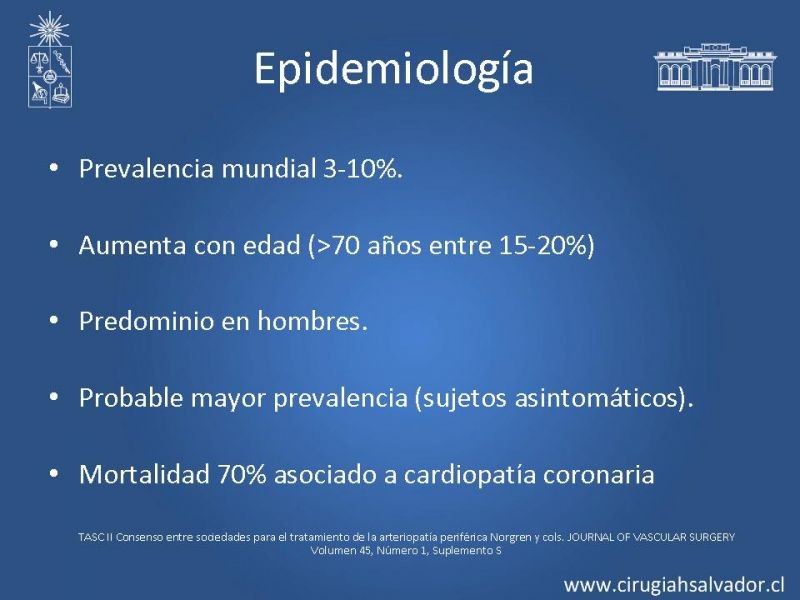 Diapositiva 2 de Tratamiento endovascular de la EAO infrainguinal