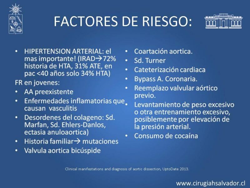 Diapositiva 4 de Disección aórtica tipo B manejo actual