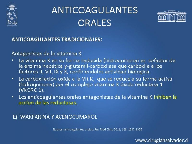 Diapositiva 3 de Nuevos anticoagulantes orales