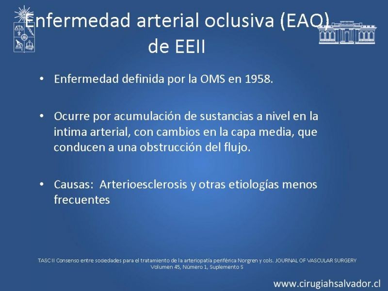 Diapositiva 1 de Tratamiento endovascular de la EAO infrainguinal