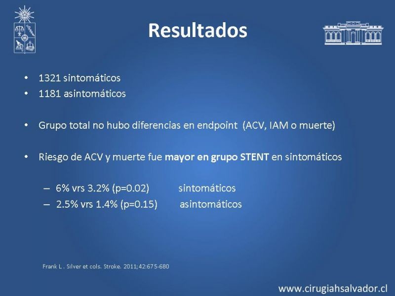 Diapositiva 35 de Estenosis Carotídea