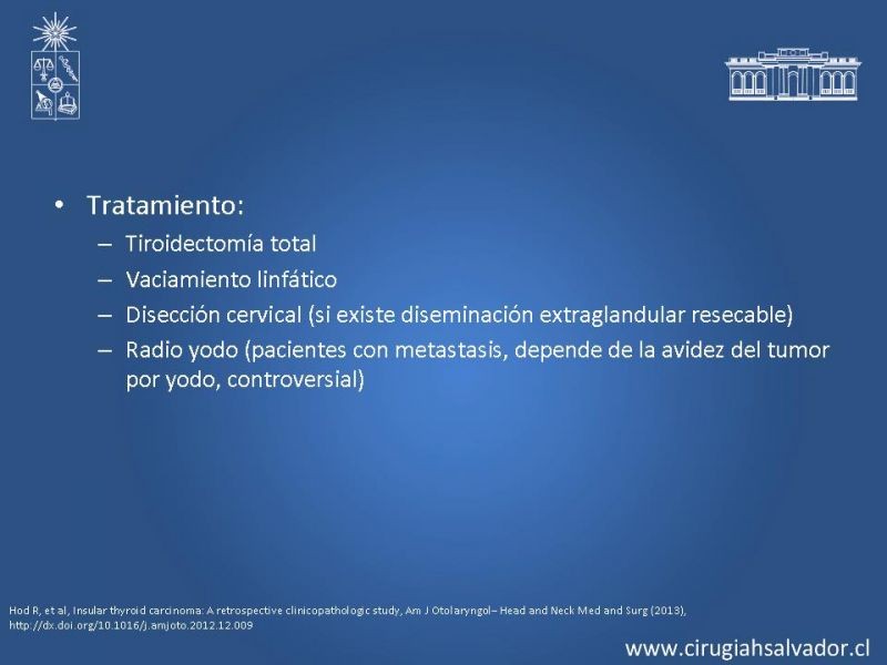 Diapositiva 24 de Cáncer de tiroides no papilar