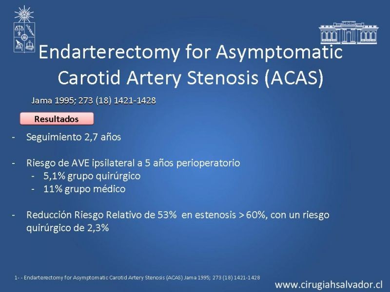 Diapositiva 24 de Estenosis Carotídea