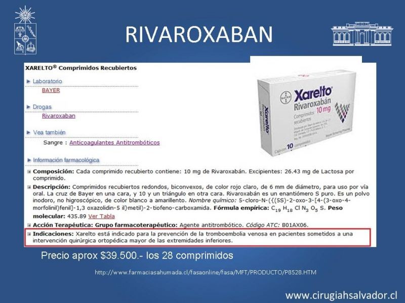 Diapositiva 16 de Nuevos anticoagulantes orales