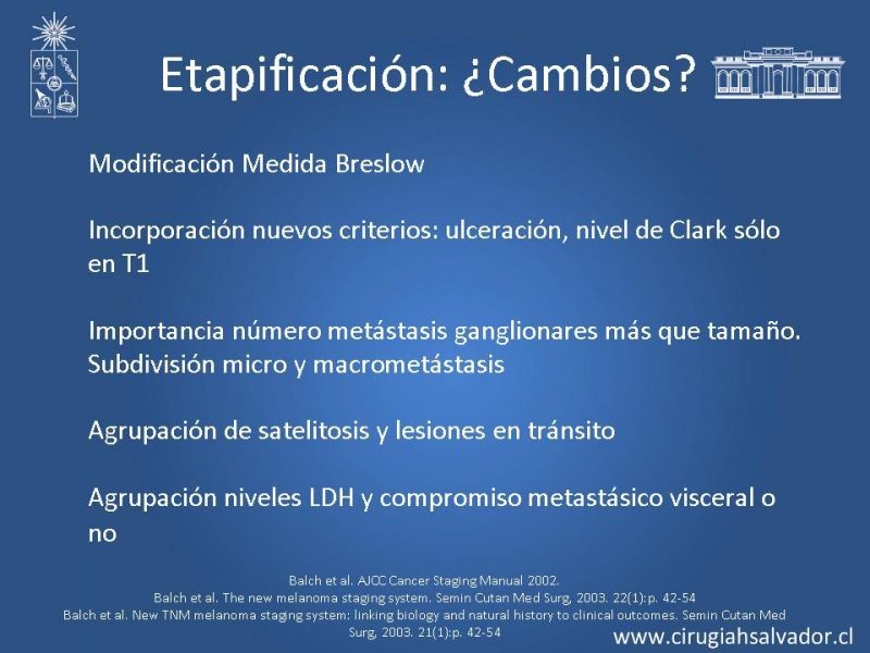 Diapositiva 11 de Manejo Quirúrgico de Melanoma