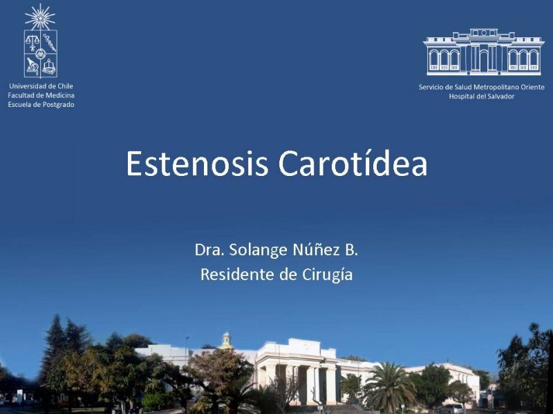 Diapositiva 39 de Estenosis Carotídea