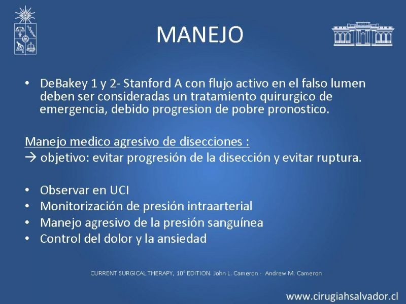 Diapositiva 14 de Disección aórtica tipo B manejo actual