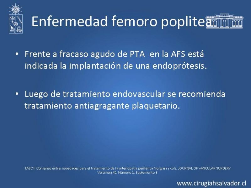 Diapositiva 17 de Tratamiento endovascular de la EAO infrainguinal