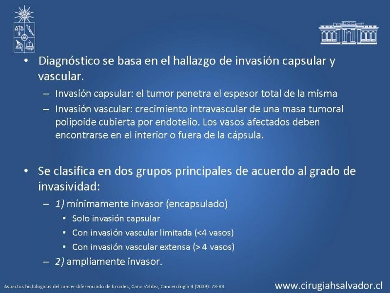 Diapositiva 11 de Cáncer de tiroides no papilar