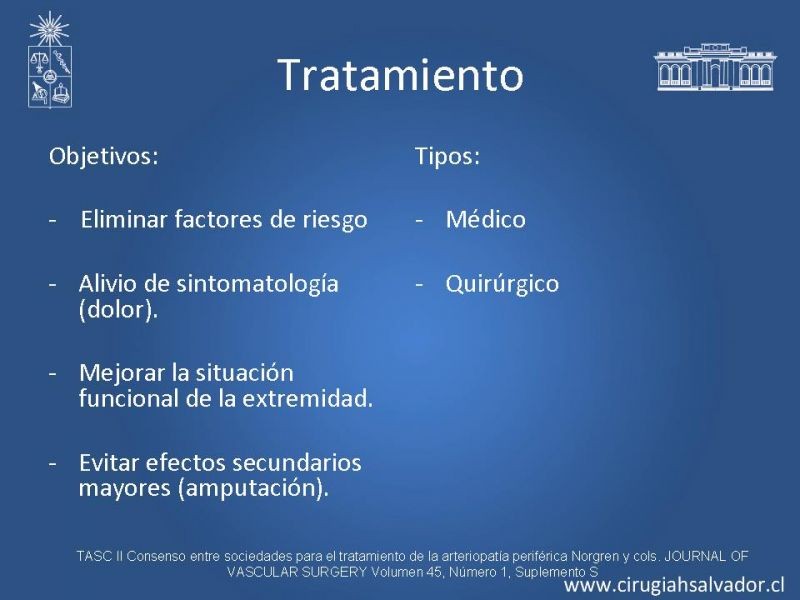 Diapositiva 7 de Tratamiento endovascular de la EAO infrainguinal
