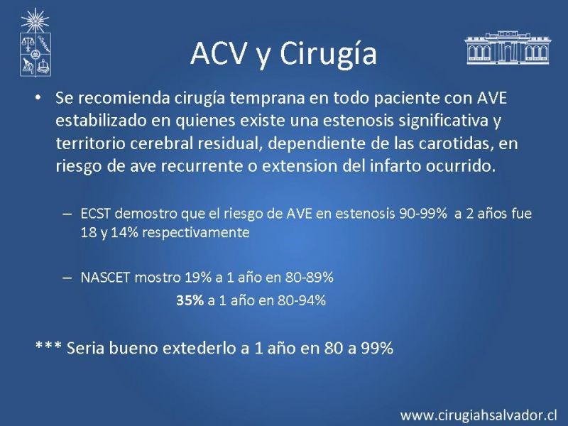 Diapositiva 70 de Manejo de pacientes con Enfermedad Carotídea Extracraneal Asintomáticos