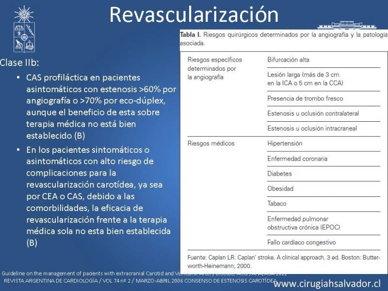 Diapositiva 30 de Manejo de pacientes con Enfermedad Carotídea Extracraneal Asintomáticos