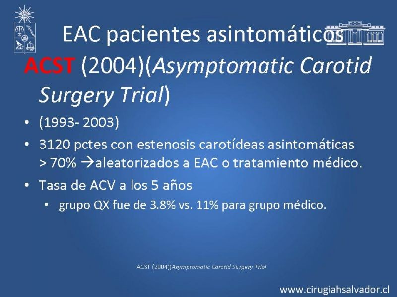 Diapositiva 26 de Manejo de pacientes con Enfermedad Carotídea Extracraneal Asintomáticos