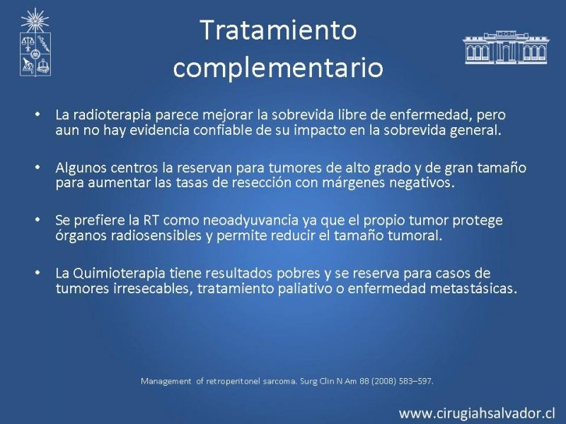 Diapositiva 22 de Sarcoma retroperitoneal