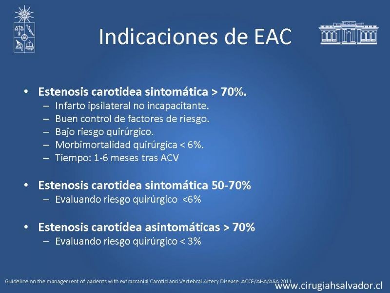 Diapositiva 28 de Manejo de pacientes con Enfermedad Carotídea Extracraneal Asintomáticos