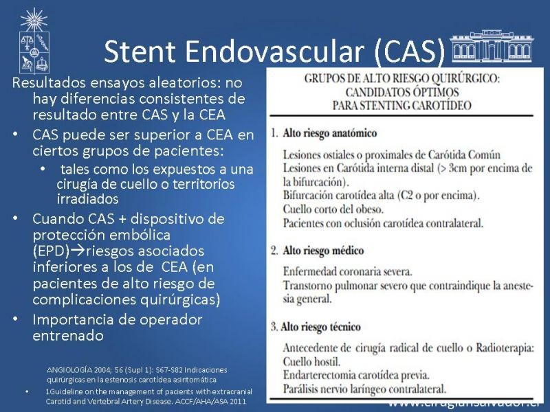 Diapositiva 60 de Manejo de pacientes con Enfermedad Carotídea Extracraneal Asintomáticos
