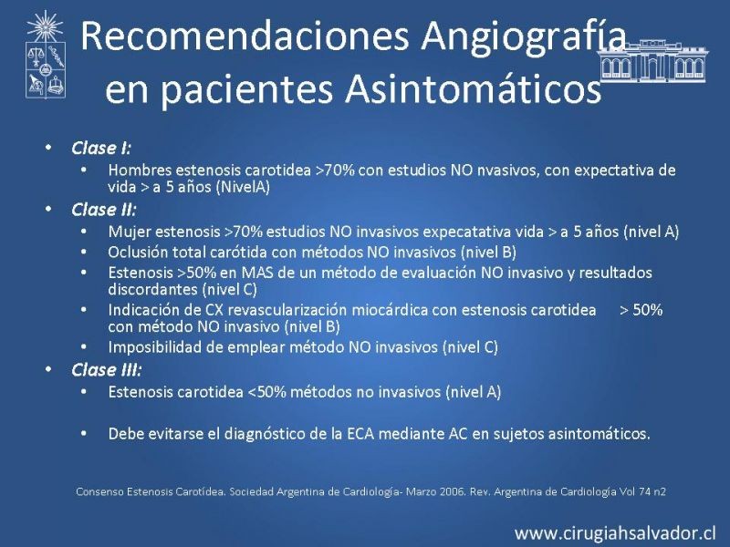 Diapositiva 15 de Manejo de pacientes con Enfermedad Carotídea Extracraneal Asintomáticos