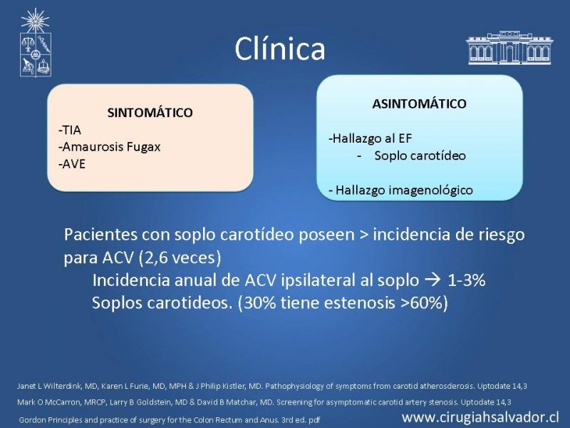 Diapositiva 9 de Manejo de pacientes con Enfermedad Carotídea Extracraneal Asintomáticos