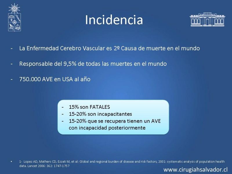 Diapositiva 6 de Manejo de pacientes con Enfermedad Carotídea Extracraneal Asintomáticos