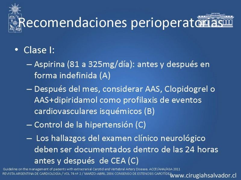 Diapositiva 58 de Manejo de pacientes con Enfermedad Carotídea Extracraneal Asintomáticos