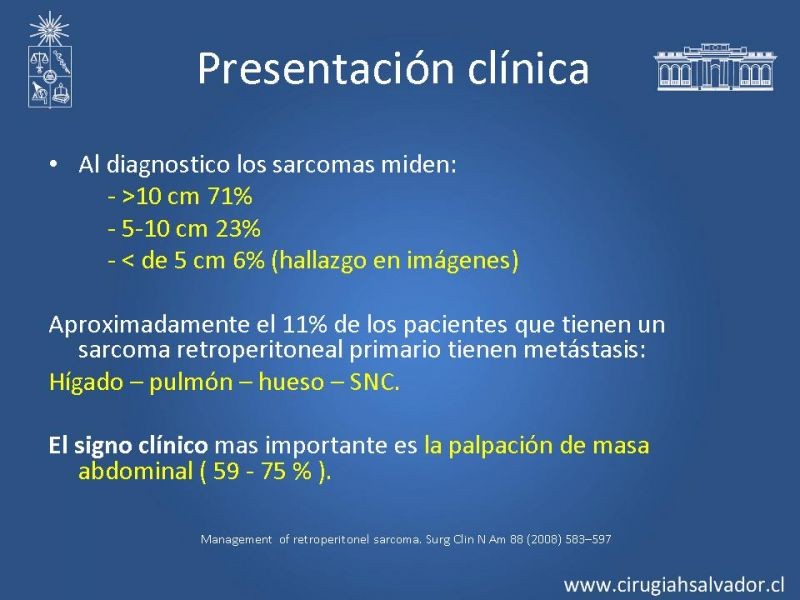 Diapositiva 4 de Sarcoma retroperitoneal