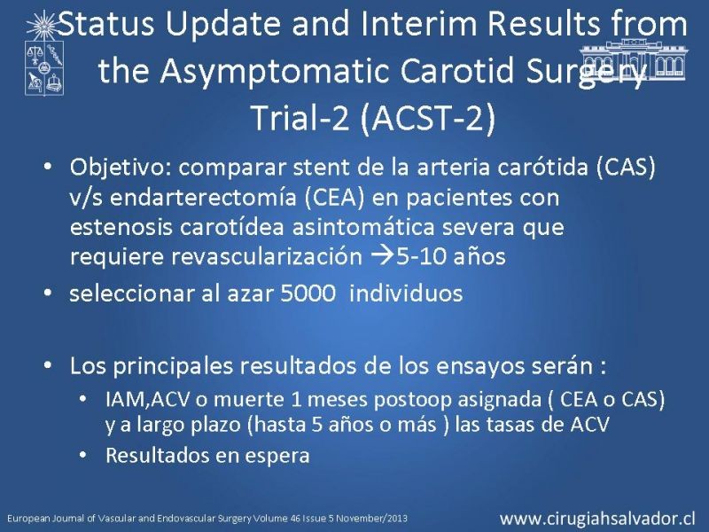 Diapositiva 69 de Manejo de pacientes con Enfermedad Carotídea Extracraneal Asintomáticos