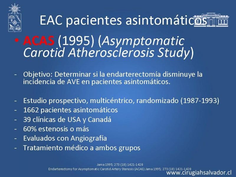 Diapositiva 24 de Manejo de pacientes con Enfermedad Carotídea Extracraneal Asintomáticos