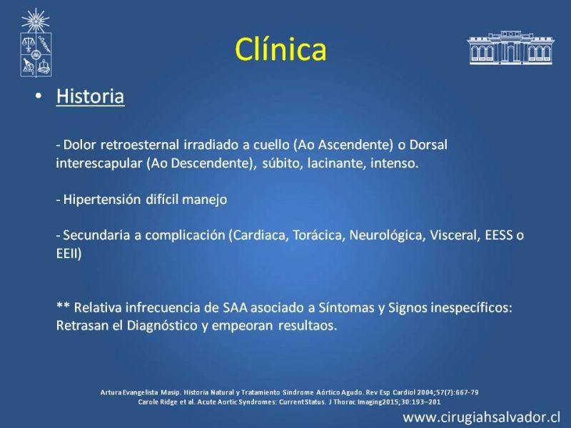 Diapositiva 4 de Sindrome Aórtico Agudo (SAA)