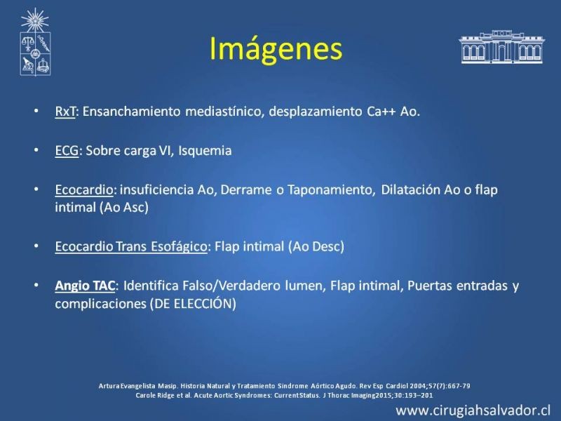 Diapositiva 5 de Sindrome Aórtico Agudo (SAA)