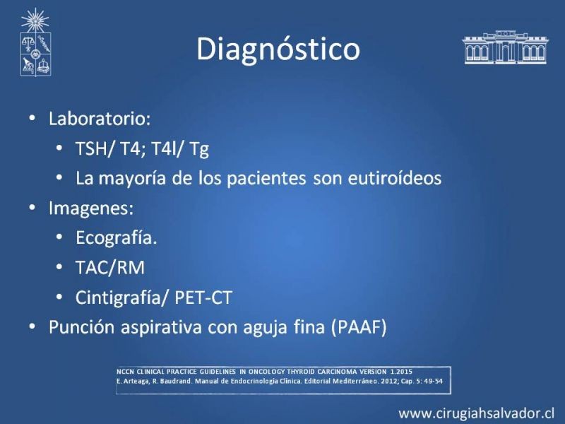 Diapositiva 9 de Cáncer Diferenciado de Tiroides