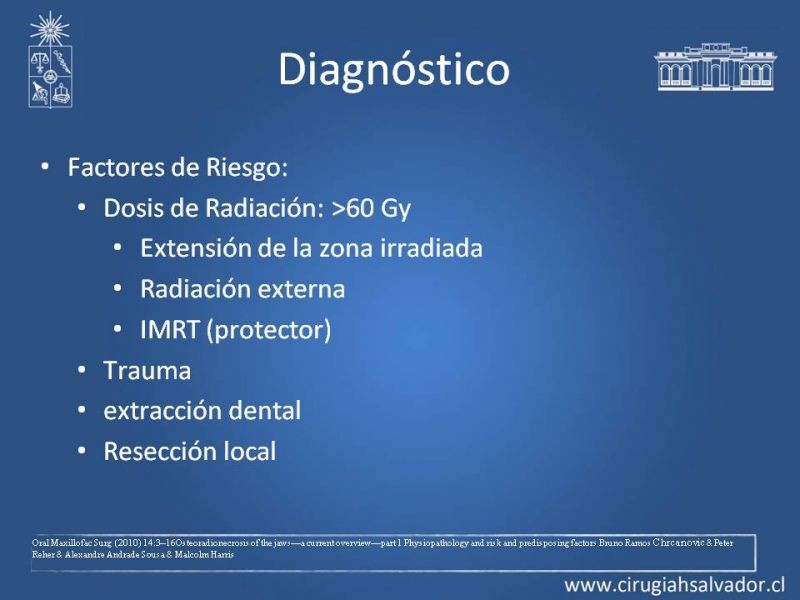 Diapositiva 7 de Osteoradionecrosis