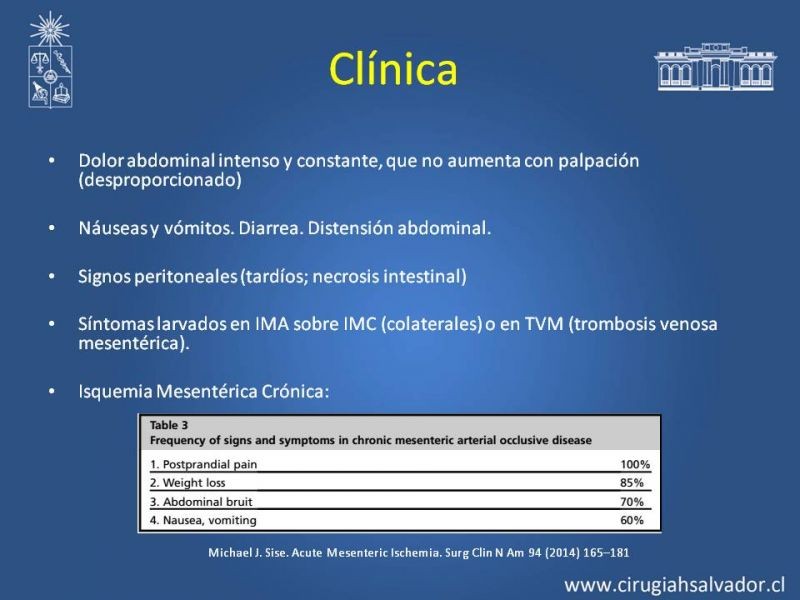 Diapositiva 8 de Isquemia Mesentérica