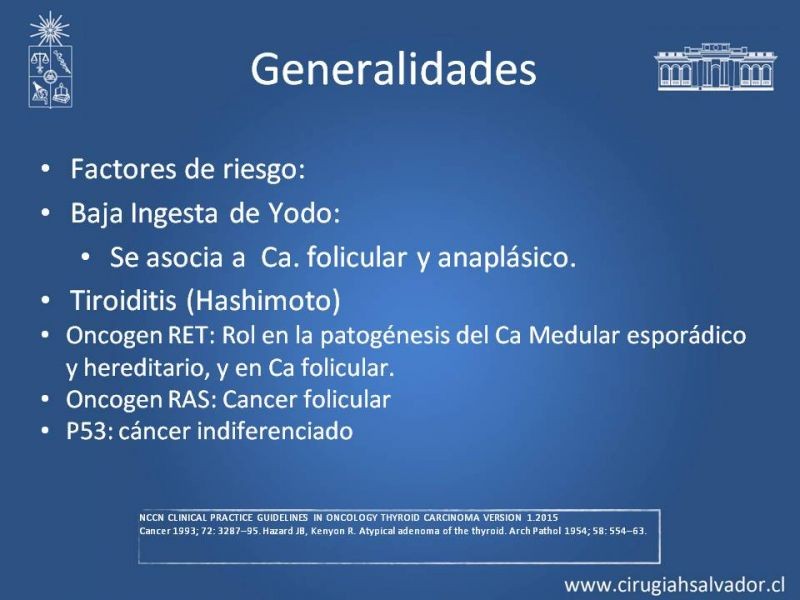 Diapositiva 7 de Cáncer Diferenciado de Tiroides