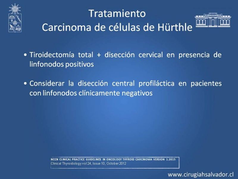 Diapositiva 32 de Cáncer Diferenciado de Tiroides