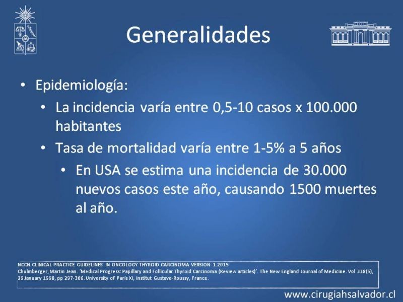 Diapositiva 4 de Cáncer Diferenciado de Tiroides