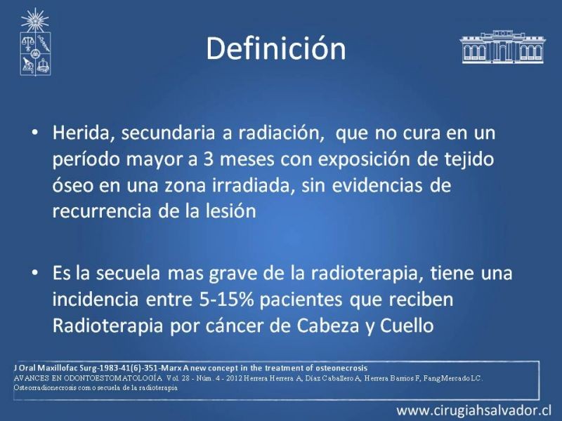 Diapositiva 2 de Osteoradionecrosis