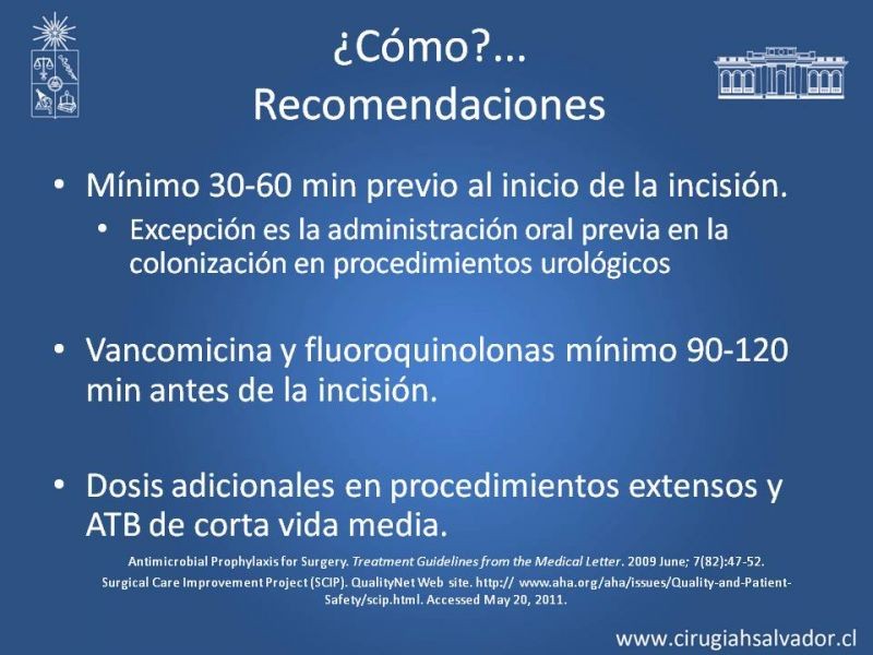 Diapositiva 15 de Profilaxis Antibiótica en Cirugía