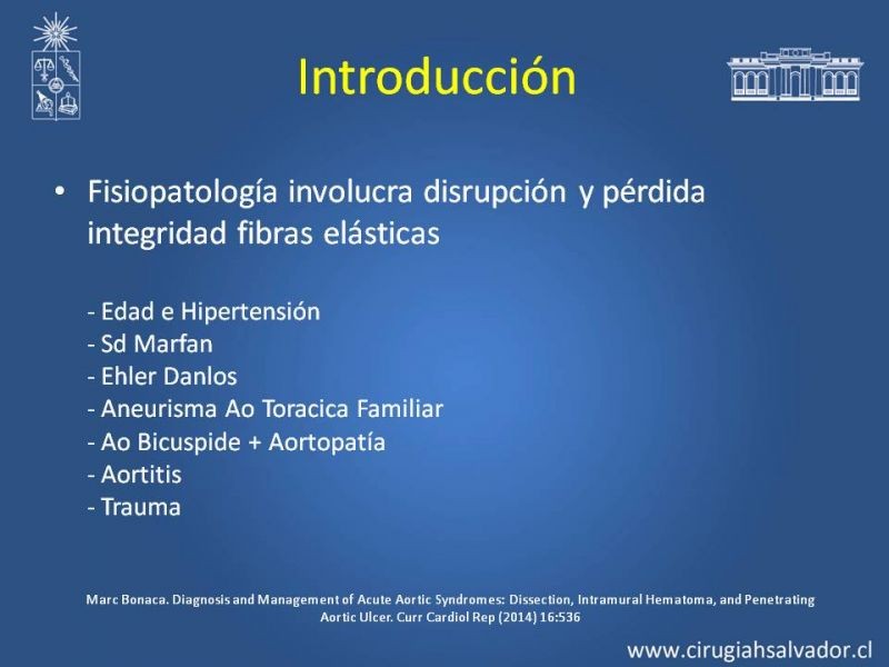 Diapositiva 3 de Sindrome Aórtico Agudo (SAA)