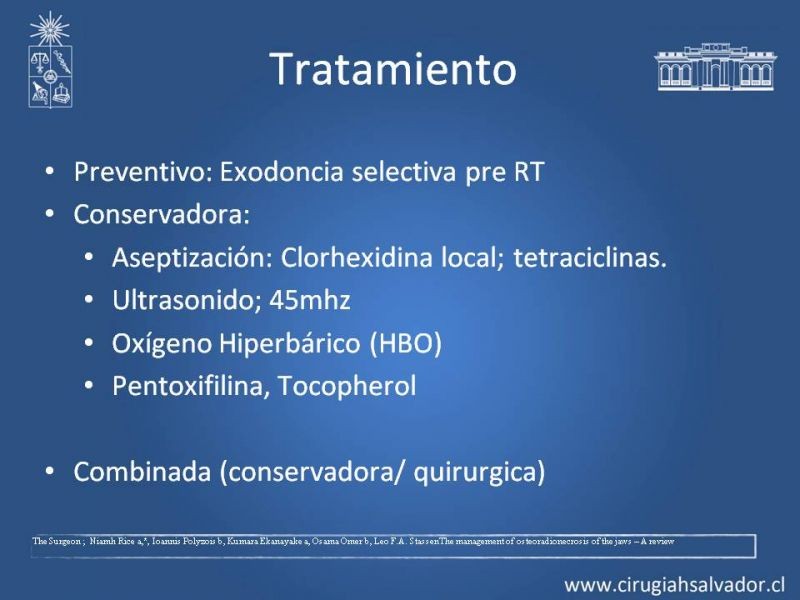 Diapositiva 14 de Osteoradionecrosis