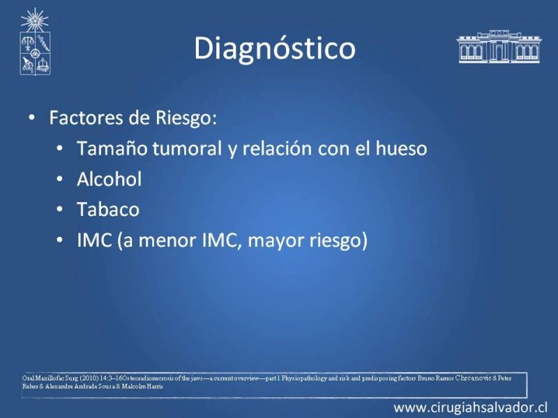 Diapositiva 8 de Osteoradionecrosis