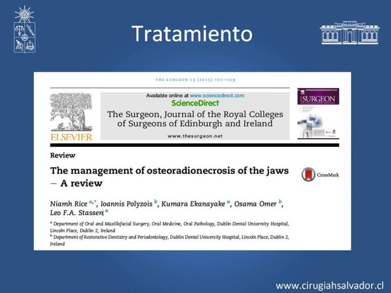 Diapositiva 13 de Osteoradionecrosis