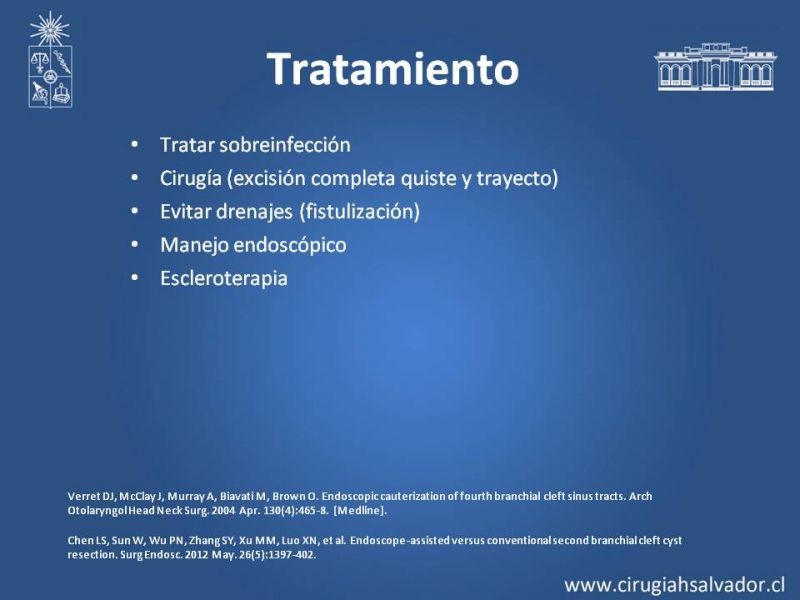 Diapositiva 19 de Quistes Branquiales