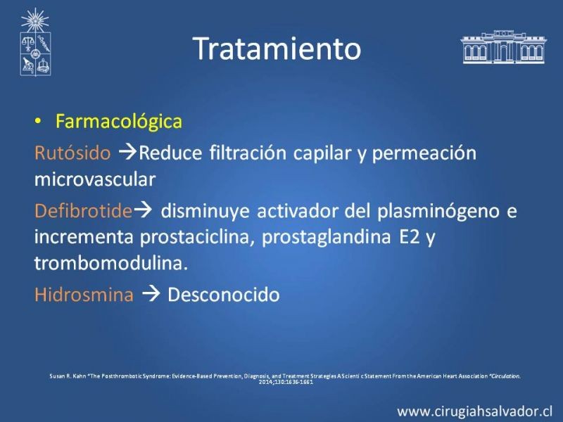 Diapositiva 12 de Síndrome Postflebítico