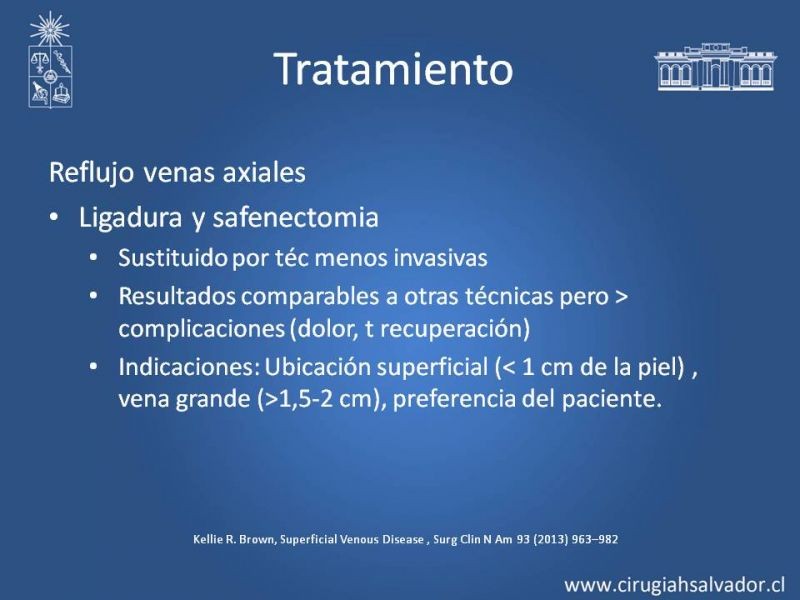 Diapositiva 18 de Insuficiencia venosa superficial