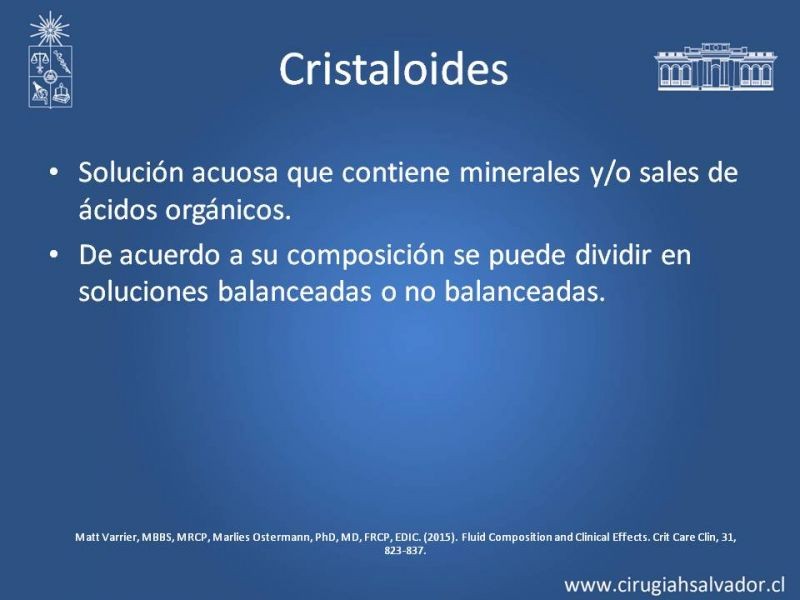 Diapositiva 2 de Cristaloides y Coloides