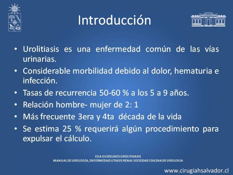 Diapositiva 1 de Manejo en Urgencia Urolitiasis 