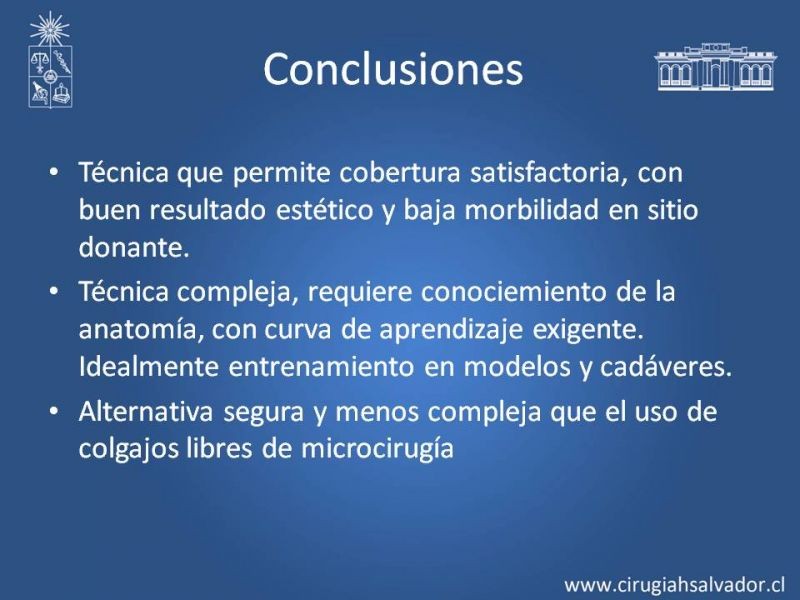 Diapositiva 25 de Usos de Colgajos Perforantes